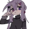 Sticker 👧 violet ➜ @emoji1