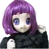 Video sticker 😃 violet ➜ @emoji1