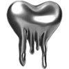 Sticker 🖤 Metallic • @TgEmodzi