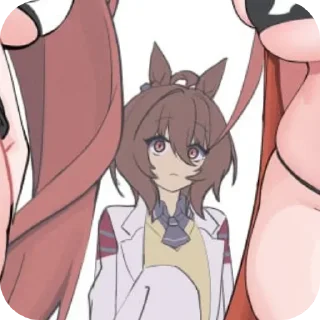 Telegram sticker 😳 Agnes Tachyon @umamusume_stickers