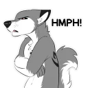 Telegram sticker 😤 ArtiHusky :D