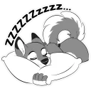 Telegram sticker 😴 ArtiHusky :D