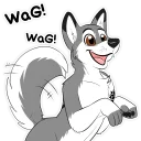 Sticker 😄 ArtiHusky :D