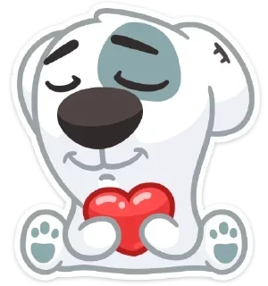 Telegram sticker 💖 я люблю спотти :: @fStikBot