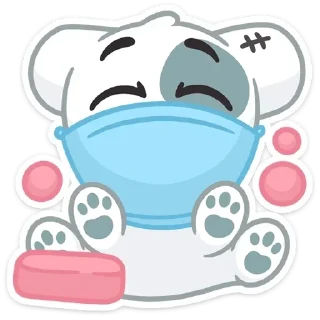 Telegram sticker 😷 я люблю спотти :: @fStikBot