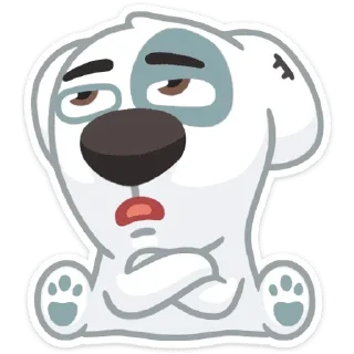 Telegram sticker ☹️ я люблю спотти :: @fStikBot