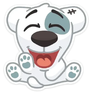 Telegram sticker 😃 я люблю спотти :: @fStikBot