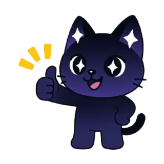Sticker 👍 Starglow cat