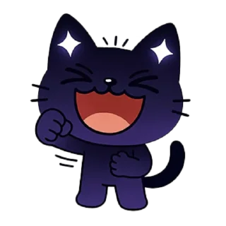 Video sticker 😃 Starglow cat