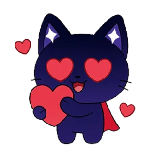 Telegram stiker 😍 Starglow cat