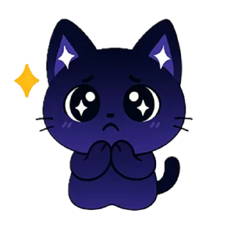 Telegram stiker 🤩 Starglow cat