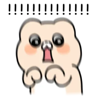 Telegram stiker 💬 와플곰이 나타나따! By @KakaoEmoticon