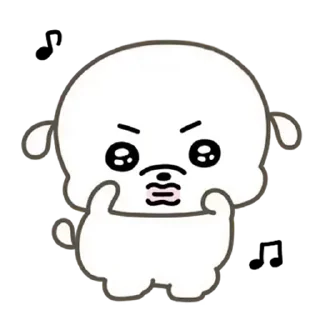 Video sticker ⭐ 벌거숭이 복슬이는 뽀얗다 @manbull_sticker_bot