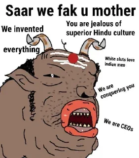 Video sticker 🤬 @Poojeets Indians / Hindus