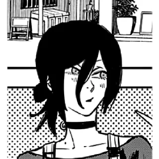 Telegram sticker 😗 Stickers Reze