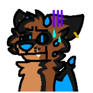 Telegram sticker 😰 Zonai