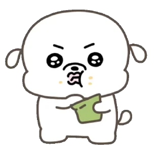 Video sticker 👍 @KakaoEmoji 벌거숭이 복슬이는 뽀얗다