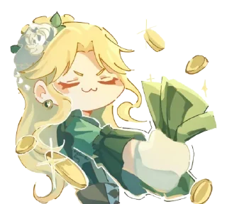 Telegram sticker 💸 Chibi LOTM (Lord of the Mysteries)