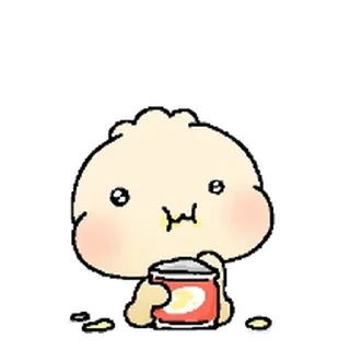 Telegram sticker ⭐ 나는! 아기만두 박만식! @moe_sticker_bot