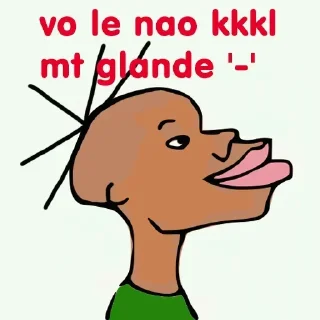 Телеграм стикер 🧠 Turma da Cômica #01 @LeonMagnum