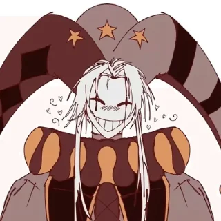 Telegram sticker 🌟 Pierrot by @kissmcs :: @fStikBot