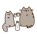 Sticker 🍶 Pusheen