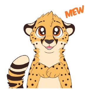 Telegram sticker 🔉 Cheetahs by Pulexart.com