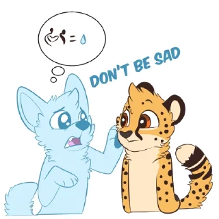 Telegram sticker 😯 Cheetahs by Pulexart.com