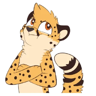 Telegram sticker 🙄 Cheetahs by Pulexart.com