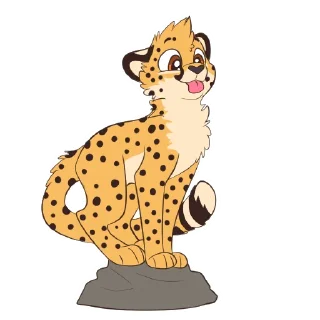 Sticker 🧗‍♂️ Cheetahs by Pulexart.com