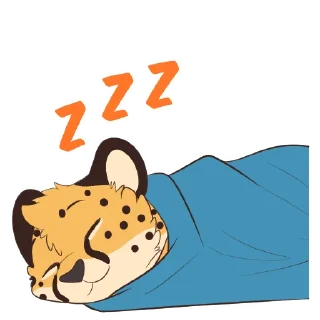 Video sticker 😴 Cheetahs by Pulexart.com