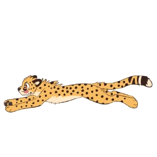 Telegram stiker 🏃 Cheetahs by Pulexart.com