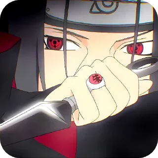 Video sticker 👿 Itachi/Sasuke @Rucodelllstick