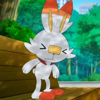Telegram sticker 😣 Scorbunny 2