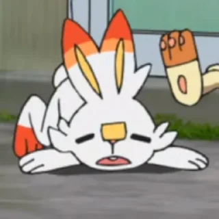 Telegram sticker 😞 Scorbunny 2