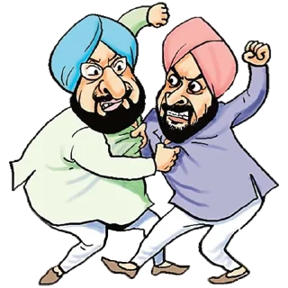 Sticker 👊 ਗੰਦੀ ਰਾਜਨੀਤੀ