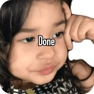 Telegram sticker 💇 Faduu Pack 🤣 @cute_stickers_gi :: @fStikBot