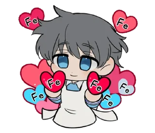 Telegram sticker ❤️ MBTI Boys (@TodorokiShouto)