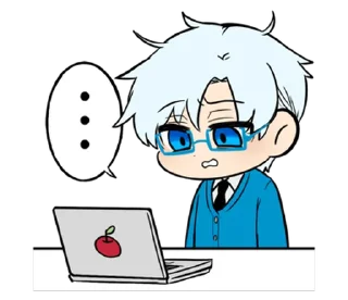 Telegram sticker 💻 MBTI Boys (@TodorokiShouto)