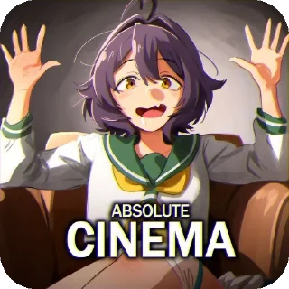 Telegram sticker 👍 @privet_cykablyat ABSOLUTE CINEMA