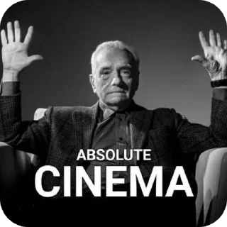 Sticker 👍 @privet_cykablyat ABSOLUTE CINEMA