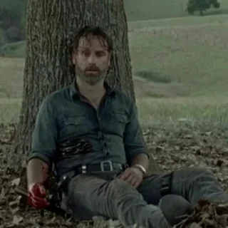 Телеграм стикер 😓 Andrew Lincoln | @TWD_FAN
