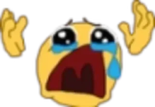 Telegram sticker 😭 Me coreee😭💔