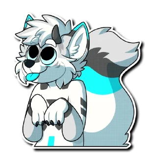 Telegram sticker 😛 MechaFox