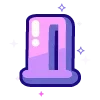 Video sticker 🔠 violet @cute_enot_art