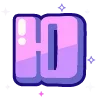 Sticker 🔠 violet @cute_enot_art
