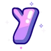 Sticker 🔠 violet @cute_enot_art