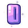 Sticker 🔠 violet @cute_enot_art