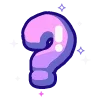 Sticker 🔠 violet @cute_enot_art