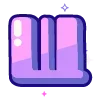 Sticker 🔠 violet @cute_enot_art